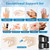 5 PCS Trigger Thumb Splints, Finger Knuckle Immobilization with Aluminium Padded, Finger Brace Support Stabilizer for Broken, Sprains, Injuries, for Thumb Index Middle and Ring Fingers.