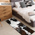 Western Cowhide Print Runner Rug 2x6 for Hallway Farmhouse Home Decor Throw Carpet Non Slip Washable Fur Area Rug Mat for Entryway Laundry Bedroom Bathroom (24" W x 72" L, Cow Print)