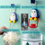 MIUPOO 360 Degree Adjustable Rotatable Handheld Shower Head Holder,Removable No Punching Penguin Shower Head Bracket Wall Mount Universal,Silicone Suction Cup Shower Head Holder,2 Pack