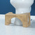 Squatty Potty Bamboo Flip Bathroom Toilet Stool - 7 and 9 inch Adjustable