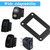 1 Way Zinc Alloy Rocker Switch Mounting Plate Toggle Switch Housing Holder with Screws for Car Marine Boat Truck RV