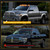 5PCS LED Cab Roof Lights Fits for Ram 1500/2500/3500 (2003-2018) and Fits for Ram 4500/5500 (2011-2018),Smoked Lens Amber LEDs with 5 Rubber Gaskets(Fits Factory Roof Lights Only)