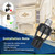 Hortsun 3 Pcs Motion Sensor Socket Compatible with E26 E27 Adapter,Black