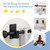 TKZTKZ No Drill Curtain Rod Brackets:Self Adhesive Curtain Rod Holders for Rod 5/8" No Screw,Heavy Duty Easy Curtain Rod Bracket No Drilling,No Damage Wall Renter Friendly Curtain Rod Hooks Black,4PCS