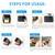 Expandable for Wuloo Wireless Driveway Alarm System (Sensor Only-Brown)