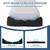 BALAPET Memory Foam Bed Sore Cushions for Butt, Ergonomic Bedsore Pressure Relief Pillow for Sleeping and Sitting, Removable T Shaped Opening Tailbone Cushion for Bed Sores on Buttocks(Black)