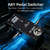 M-VAVE ABY Channel Switch Guitar Effect Pedal, True Bypass Line Selector with LED Indicators, 9V DC Power, Black