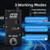 M-VAVE ABY Channel Switch Guitar Effect Pedal, True Bypass Line Selector with LED Indicators, 9V DC Power, Black