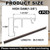 4 Pcs 36" L Fixed Vinyl Sill Threshold Cap 1-3/8 Inches High, Dark Brown