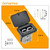 175A Plug Mounting Panel with Dust Cover Compatible with Anderson