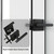 Sdstone Double Side Gate Latch，Heavy Duty Swinging Door Latch Gate Hardware for Wooden Fence,Gate Hardware for Right Inswing Outdoor Wooden Gates, Pool Gate, Backyard, Garden
