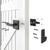 Sdstone Double Side Gate Latch，Heavy Duty Swinging Door Latch Gate Hardware for Wooden Fence,Gate Hardware for Right Inswing Outdoor Wooden Gates, Pool Gate, Backyard, Garden