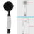 HOMEDEC Vintage Handheld Shower Head with 59" Flexible Hose, ORB