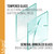 Myard Scenic Frontier Tempered Clear Glass Balusters, Length 32'', 5-Pack
