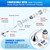 Pressure Balance Cartridge and Metal Lever Handle Kit, Compatible with RP74148/RP70538/RP73625, Compatible with Delta Foundation Series Single Handle Tub/Shower Faucets (Polished Chrome)
