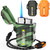 Torch Lighter, Refillable Butane Windproof Outdoor Gas With Adjustable Jet Flame, for Fireplace Fireworks Grill Camping BBQ, Gifts for Men - Camouflage (Without Gas)