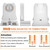 JESLED Non Shunted LED Tombstones - (Pack of 50) T8 Lamp Holder, UL Turn Type Tombstone Lampholder for T10 T12 LED Fluorescent Tube Replacement, Medium Bi-pin G13 Socket for Programmed Start Ballasts