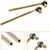 Trkimal 300mm Steering Wheel Tie Rod Rack Adjustable Shaft Tie Rod Kits for Go Kart ATV UTV 110cc 125cc 140cc 150cc