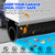 Holikme 10FT Garage Door Bottom Seal, Pre-drilled Track, Black Rubber