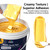LISRUX Metallic Gold Acrylic Paint, 67.64oz/2000ml Large Gold Leaf Paint, Non Toxic, Non Fading & Rich Pigment Gold Paint for Metal, Wood, Canvas, Furniture, Clay, Handcrafts & DIY Decor