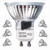 Elenhome GU10+C 120V 35W Halogen Light Bulbs, 6 Pack Dimmable MR16 GU10 Halogen Bulb with Glass Cover, 2700K Warm White for Candle Warmer Lamp, Track Light, Recessed Light, Range Hood Light Bulbs