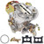 2 Barrel Carburetor Carb 2100 Carburetor 2150 Carburetor Compatible with Ford 289 302 351 carburetor Mustang Cu Jeep Engine F100 F250 F350 with Electric Choke Mounting Gasket