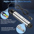 2000W Immersion Water Heater with Digital Thermometer, Portable Bucket Heater with Auto Shut-Off & 304 Stainless Steel Guard, Bathtub & Home UseRapid Heating for Inflatable Pool