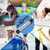 2000W Immersion Water Heater with Digital Thermometer, Portable Bucket Heater with Auto Shut-Off & 304 Stainless Steel Guard, Bathtub & Home UseRapid Heating for Inflatable Pool