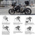 Rhinowalk Motorcycle Tank Bag Magnetic Expansion Base for Quick Release Magnetic Rear Seat Bag
