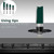 Flush Trim Router Bit Set 4 Pcs Straight Cut Router Bits 1/4 Inch Shank, Carbide Tipped Pattern Template Route Bit with Bottom Bearing, Woodworking Tools for Milling Trimming Home DIY (Green)