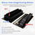 Howeall 4x10 Inches 6 Pack Heavy Duty Walkable Floor Register - Easy Adjust Air Supply Lever Decorative Floor Vent Covers, Boston Design Vent Covers for Home - Oil Rubbed Bronze