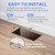 Howeall 4x10 Inches 6 Pack Heavy Duty Walkable Floor Register - Easy Adjust Air Supply Lever Decorative Floor Vent Covers, Boston Design Vent Covers for Home - Oil Rubbed Bronze