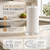 Acrylic Paper Towel Holder Premium Thickened Crystal Clear Modern Design with 0.6" Ultra-Stable Weighted Base, Sleek Vertical Countertop Organizer for Kitchen, Bathroom & Vanity (WH129)