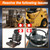 EVRBUL Full Forklift Cover Heavy Duty Waterproof Outdoor 420D Forklift Rain Cover All-Weather Protection with Zipper Door Reflective Strips Air Vents Windproof Buckle Storage Bag 100" L x 45" W x 80"H