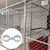 20 Packs 1-1/4 Kennel Clamps, Saddle Clamps, Dog Kennel Clamps, by GENHAKON