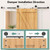 Barn Door Soft Close Kit, Damper for 88-132 lb Flat Track, Black 4Pcs
