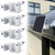 4 PCS Universal Solar Panel Gutter Mount Compatible with Ring Blink Arlo and More, White
