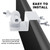 4 PCS Universal Solar Panel Gutter Mount Compatible with Ring Blink Arlo and More, White