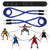 Basketball Zone Defense Bungee Kit | 1 Belts, 1×6.6ft & 1×9.8ft Bands, Dual Sizes for Different Age Youth, Train Basic Stances, Lateral Movement & Team Defense