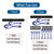 Basketball Zone Defense Bungee Kit | 1 Belts, 1×6.6ft & 1×9.8ft Bands, Dual Sizes for Different Age Youth, Train Basic Stances, Lateral Movement & Team Defense