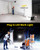 36000LM 300W Flood Light with Plug, IP66 for Yard Playground Stadium, 2Pack