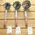 Frostori Seisakusho Pakka Wood Ladle, Small, Stainless Steel, Wooden Pattern, Made in Japan
