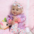 SCOM Baby Doll Girl, 18 inch Realistic Soft Body Baby Doll Real Life Cute Baby with Accessories for 3+ Year Old Gifts