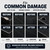 Black Quartz Countertop Repair Kit, Professional Tile, Marble and Granite Repair Kit for Edge Chips, Cracks, Scratches and Holes on Quartz, Marble, Porcelain and Other Stone Surfaces