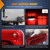 Nilight RV Tail Light 2PCS 54 LED Red White Waterproof Taillights