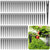 120 Pack Drip Irrigation Support Stakes, 5.68 Inch Plastic Stakes for 1/4″ Drip Tubing, Universal Hose Holders for Lawn, Vegetable Garden,Gardening,Greenhouse,Indoor/Outdoor Use
