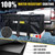 MaxxHaul Soft Shell Cargo Carrier Bag for Hitch Mount Cargo Rack, Heavy Duty Water Resistant, 47 x 20 x 20 Inch, Black with Tie Down Straps (70209)