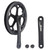 Prowheel Bike Crankset 46T/48T/52T - 170mm Universal Square Crankset Set Double Chain Cover 170MM Crank Aluminium Alloy Arm for Single/1/6/7/8 Speeds City Bike,Fat Bike,E-Bike,Folding Bike
