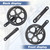 Prowheel Bike Crankset 46T/48T/52T - 170mm Universal Square Crankset Set Double Chain Cover 170MM Crank Aluminium Alloy Arm for Single/1/6/7/8 Speeds City Bike,Fat Bike,E-Bike,Folding Bike