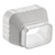 VYH 3x4 to 2x3 Gutter Downspout, Downspout to Downspout Adapter (White 2 Pack)